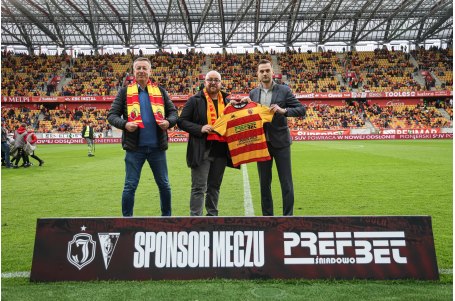 PREFBET Śniadowo sponsorem meczu Jagiellonia Białystok - Pogoń Szczecin