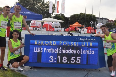 Sprinterzy z „PREFBETU”  pobili czterdziestoletni rekord Polski 